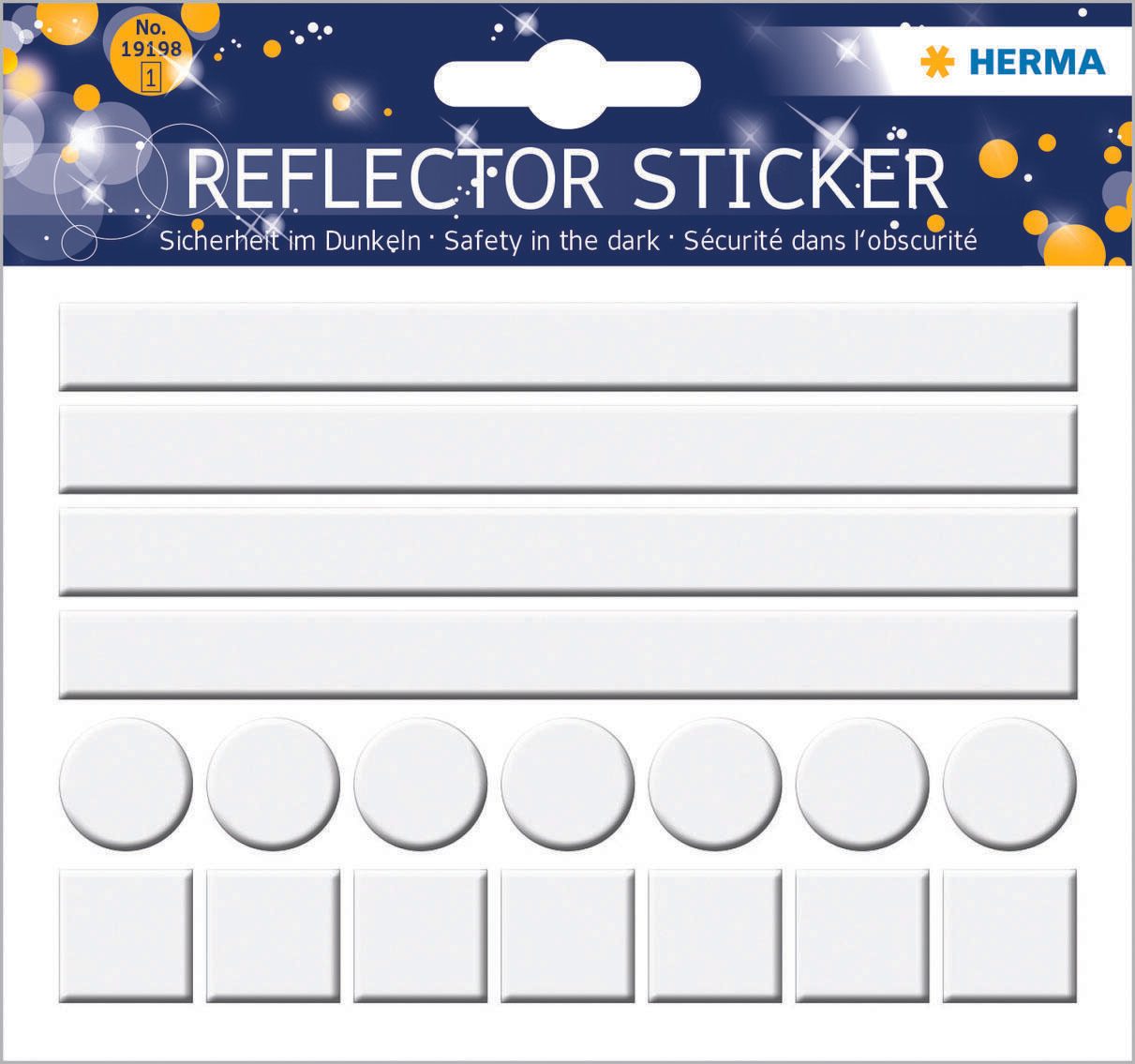 HERMA reflektierende Aufkleber Geometrie
