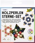folia Perlen-Set natur, rot, blau