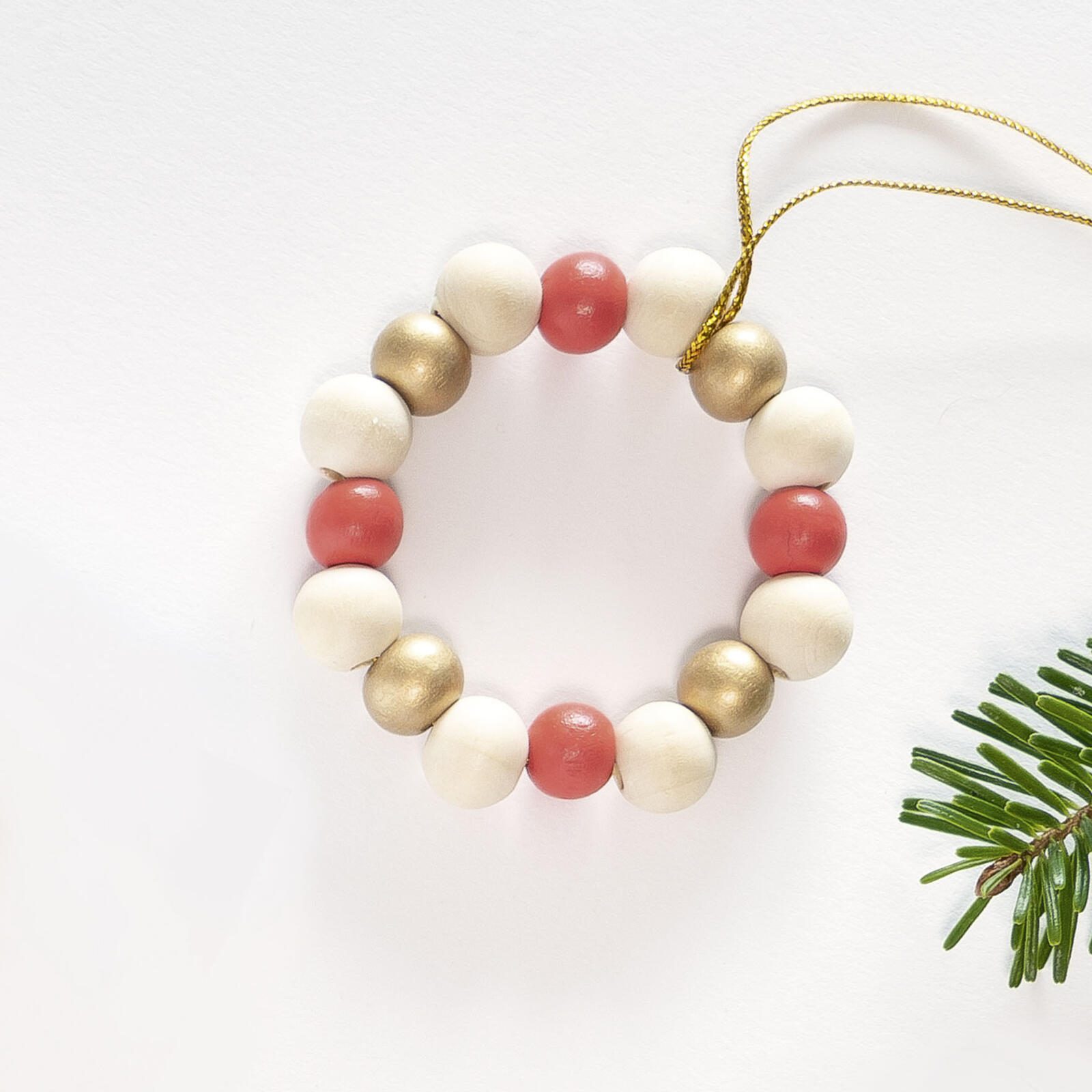 folia Perlen-Set natur, rot, blau