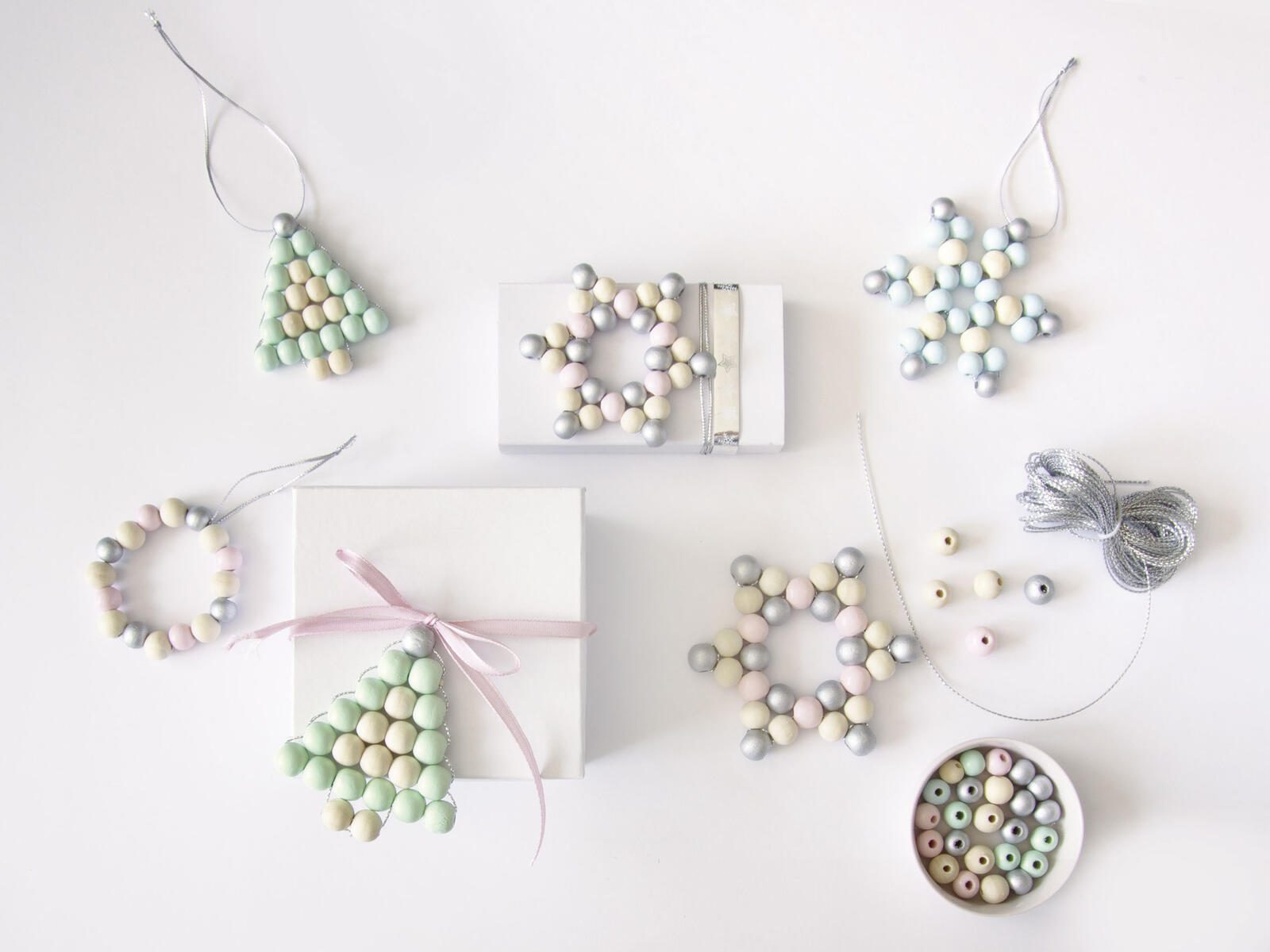 folia Perlen-Set pastell