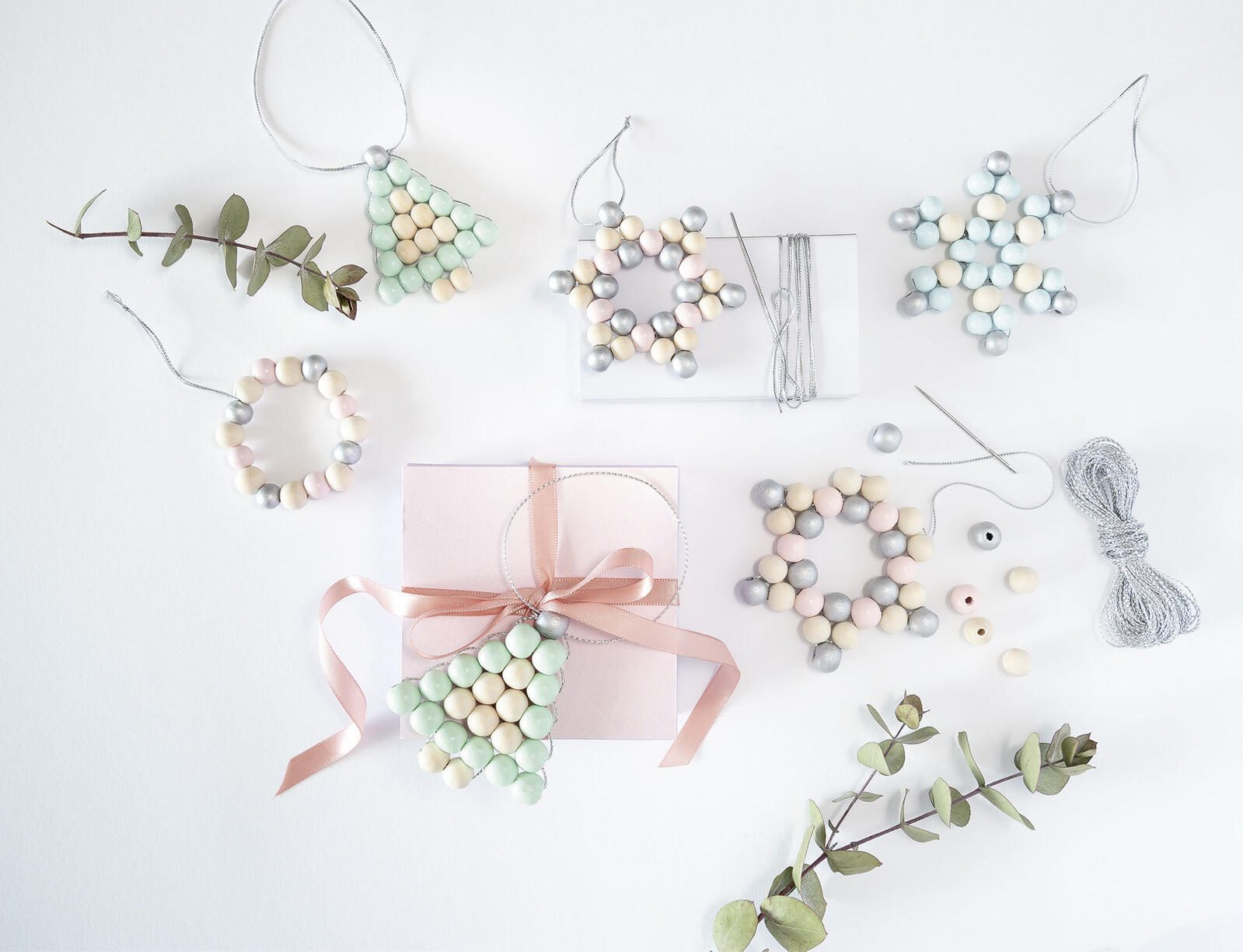 folia Perlen-Set pastell
