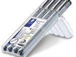 STAEDTLER Pigment Liner 308 Fineliner 0.1 + 0.3 + 0.5 + 0.7 mm Schwarz