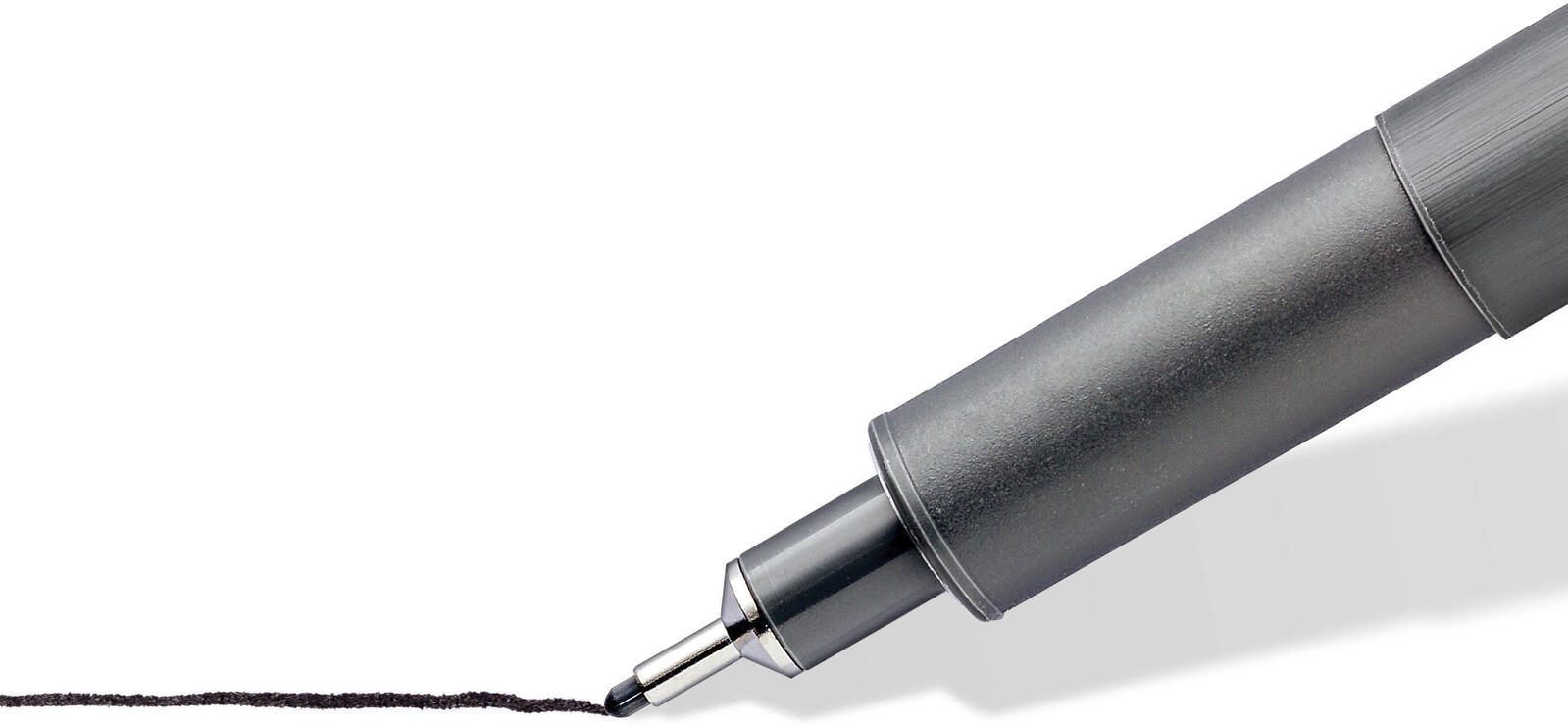 STAEDTLER Pigment Liner 308 Fineliner 0.1 + 0.3 + 0.5 + 0.7 mm Schwarz