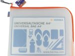 HERMA Reißverschlussbeutel A4 transparent