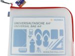 HERMA Reißverschlussbeutel A4 transparent