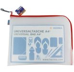 HERMA Reißverschlussbeutel A4 transparent