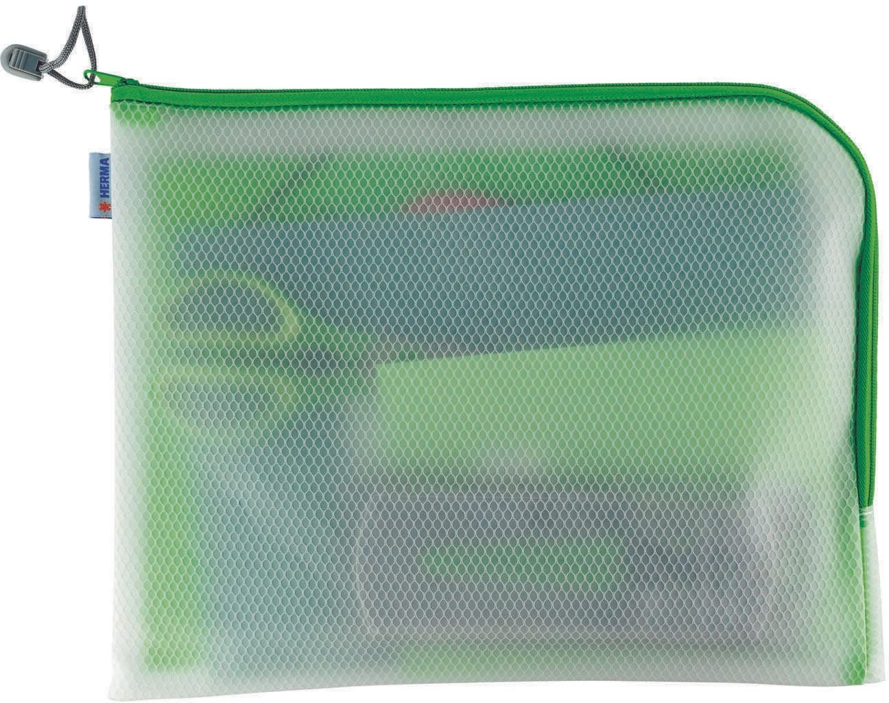 HERMA Reißverschlussbeutel A4 transparent