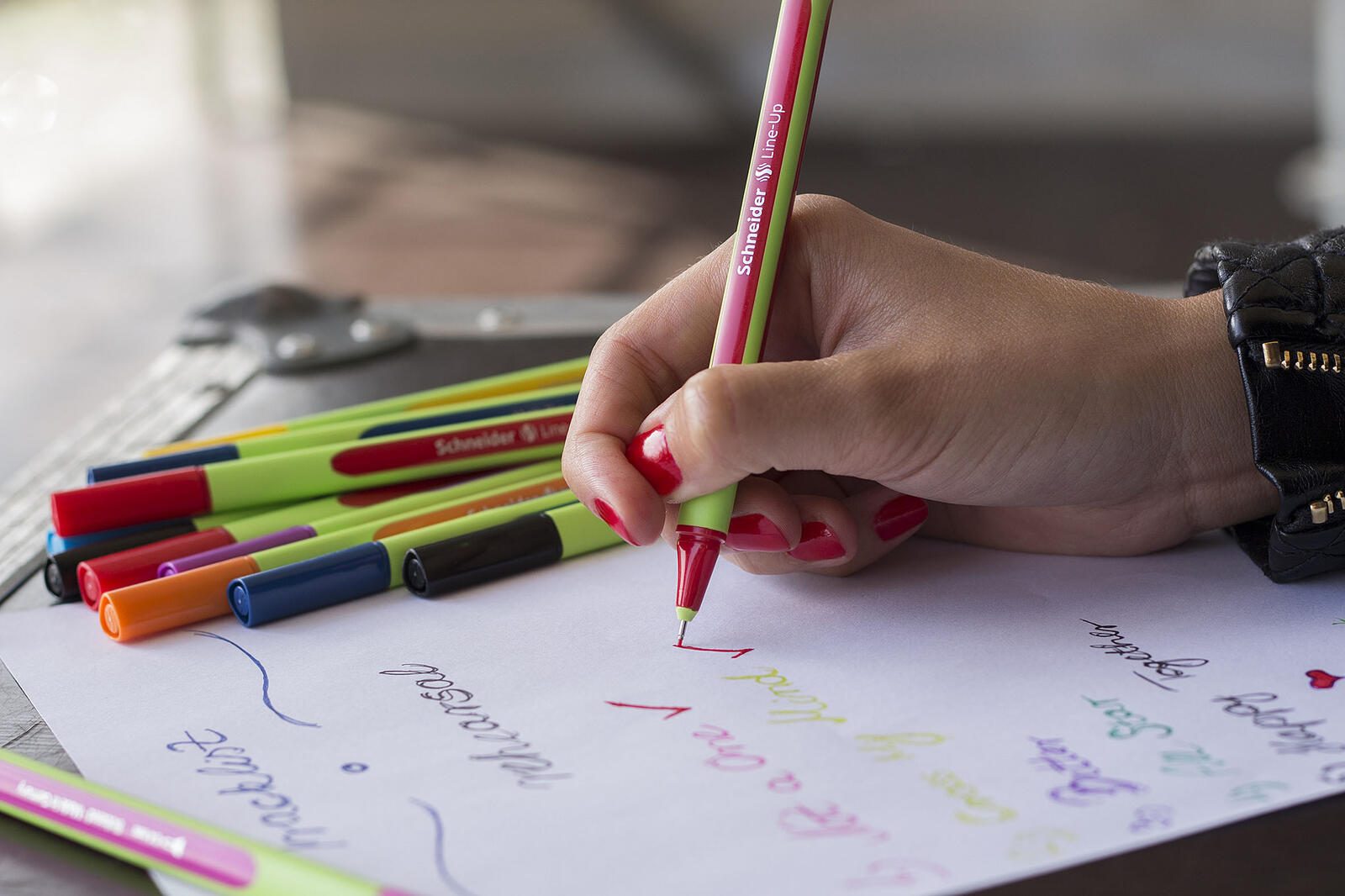 Schneider Line-Up Fineliner farbsortiert 0,4 mm, 5 St. + GRATIS 1 Fineliner