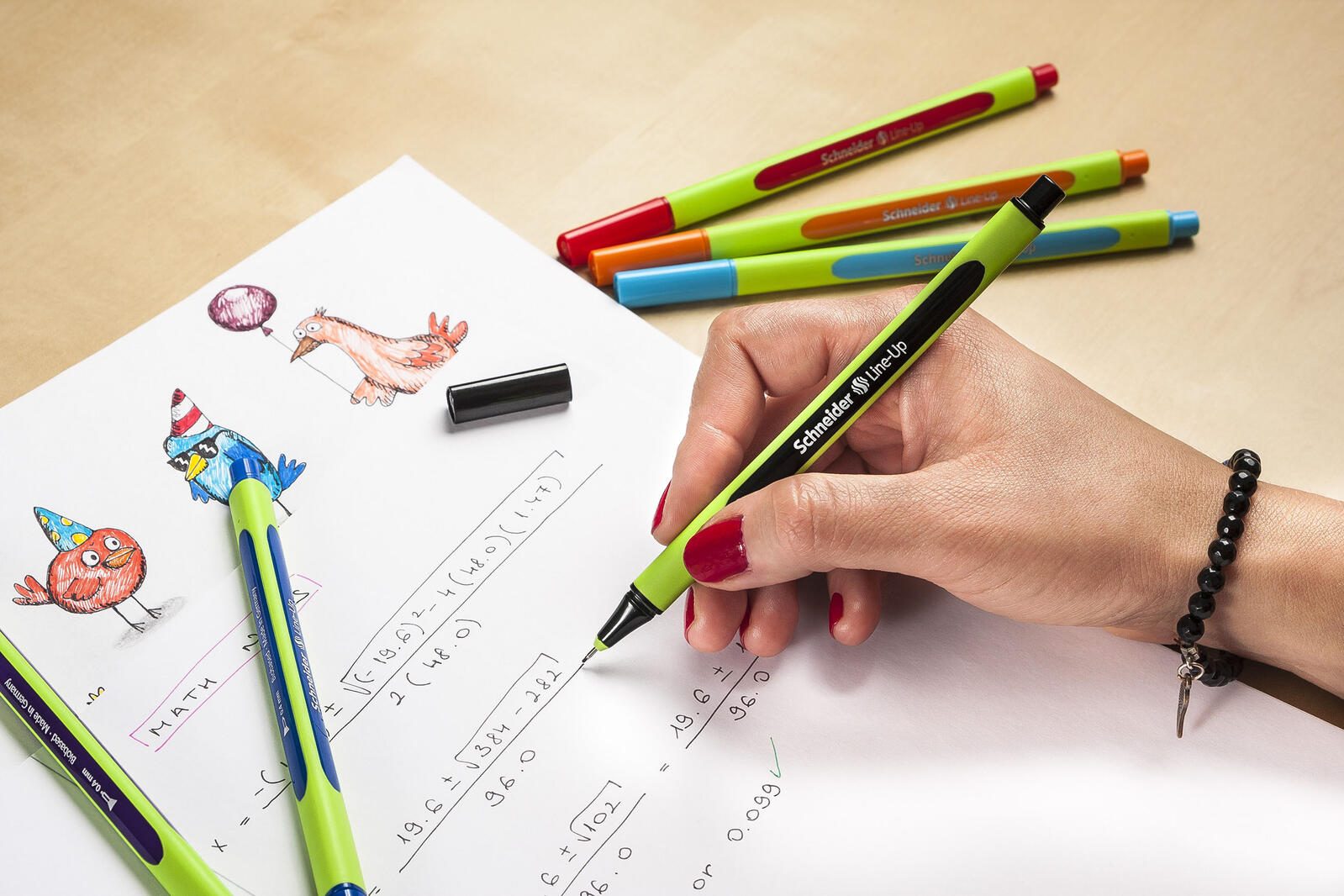 Schneider Line-Up Fineliner farbsortiert 0,4 mm, 5 St. + GRATIS 1 Fineliner