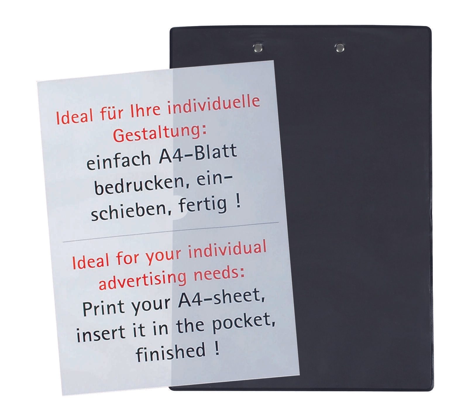 MAUL Klemmbrett DIN A4 schwarz