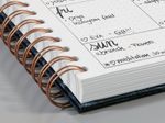 SIGEL Notizbuch ca. DIN A5 punktraster schwarz/creme