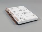 SIGEL Notizbuch ca. DIN A5 punktraster schwarz/creme