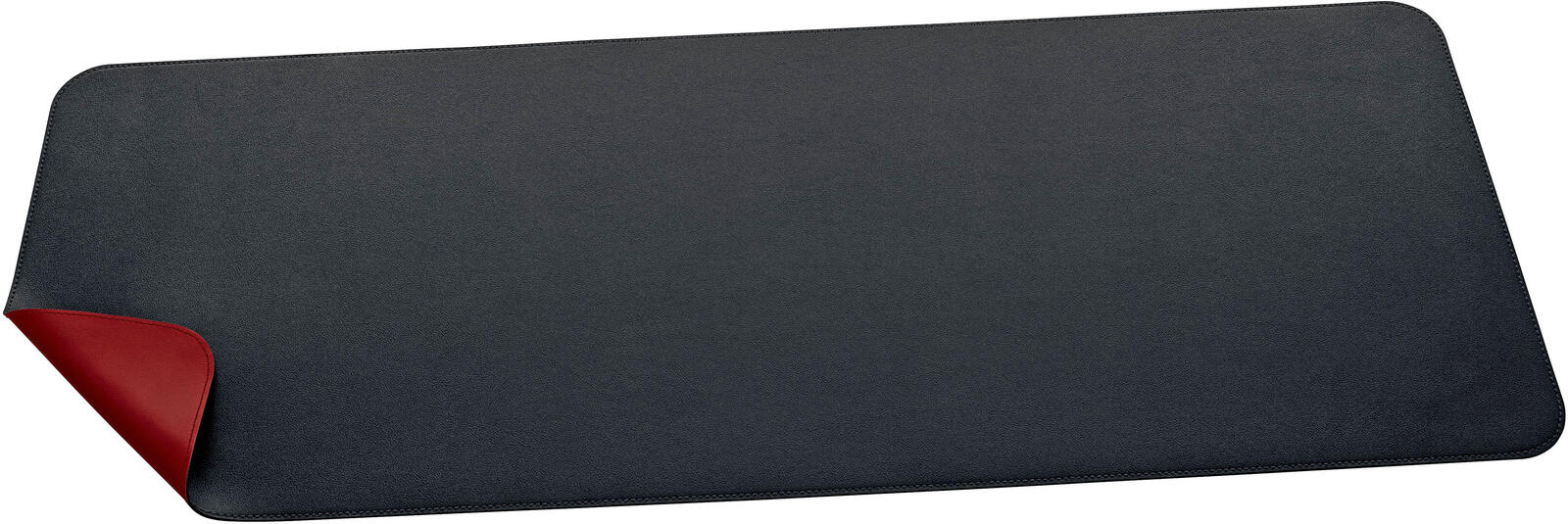 SIGEL Schreibtischunterlage 80,0 x 30,0 cm schwarz/rot