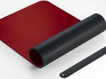 SIGEL Schreibtischunterlage 80,0 x 30,0 cm schwarz/rot