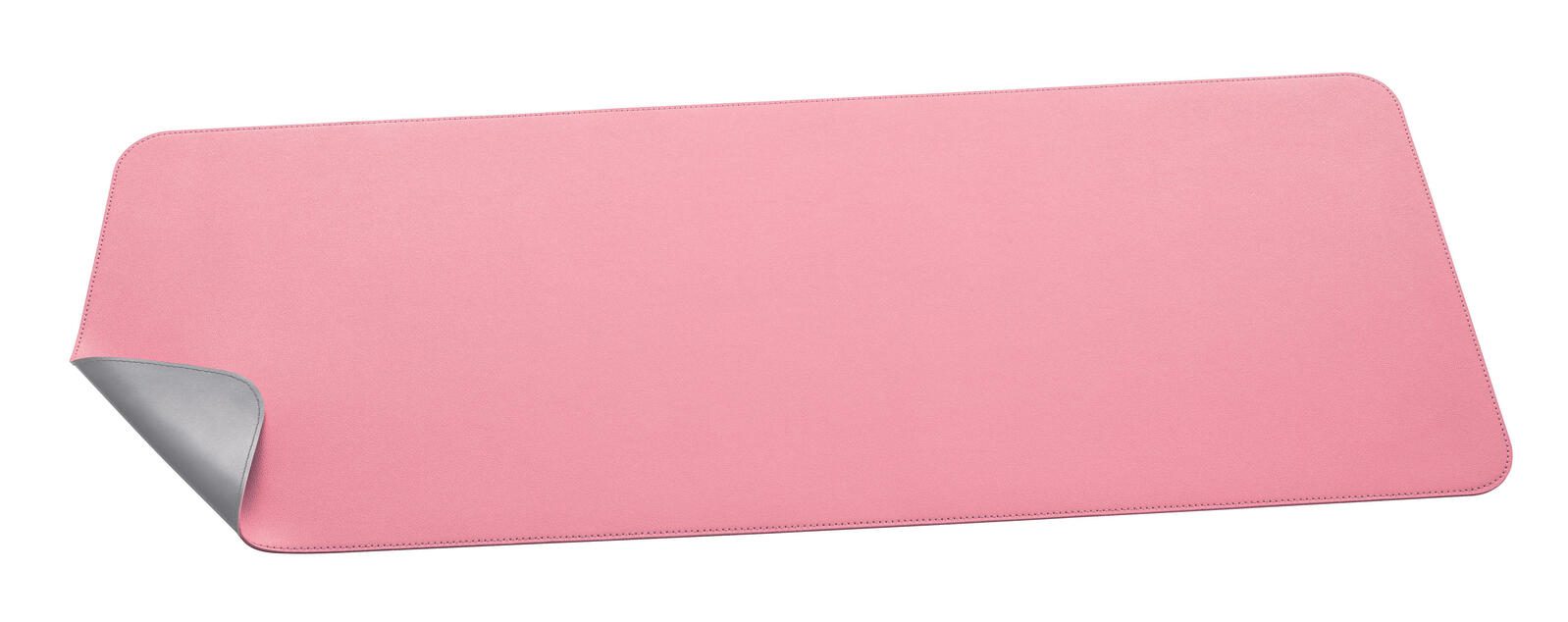 SIGEL Schreibtischunterlage 80,0 x 30,0 cm rosa/silber