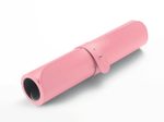 SIGEL Schreibtischunterlage 80,0 x 30,0 cm rosa/silber
