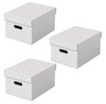 Esselte Aufbewahrungsboxen Home 17,5 l - 26,5 x 36,5 x 20,5 cm weiß