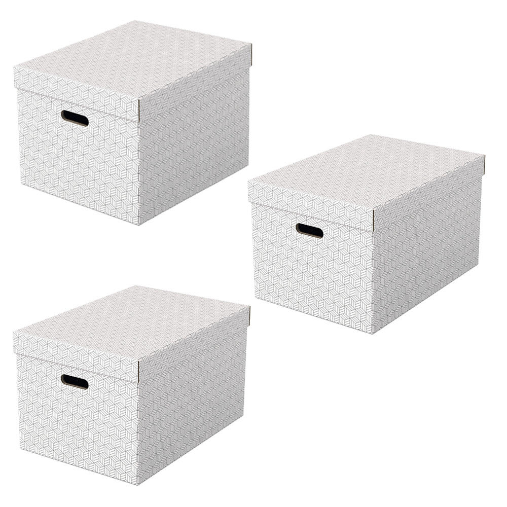 Esselte Aufbewahrungsboxen Home 50,0 l - 35,5 x 51,0 x 30,5 cm weiß