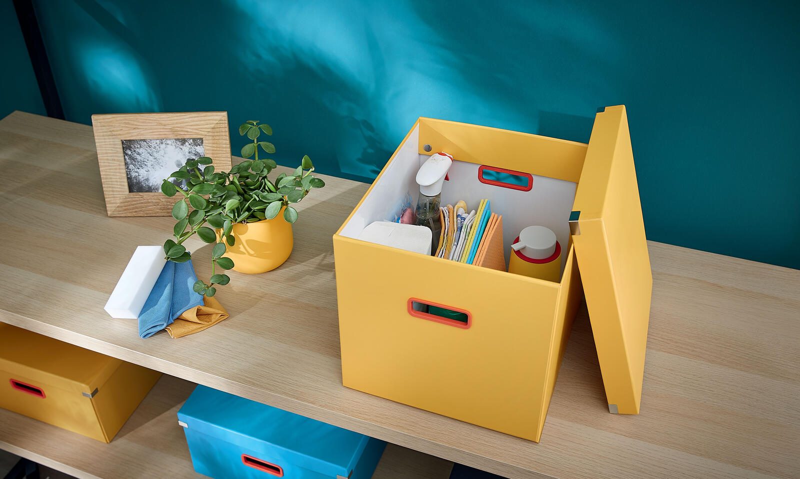 LEITZ Aufbewahrungsbox Click&Store 32,5 l - 32,0 x 36,0 x 31,0 cm gelb