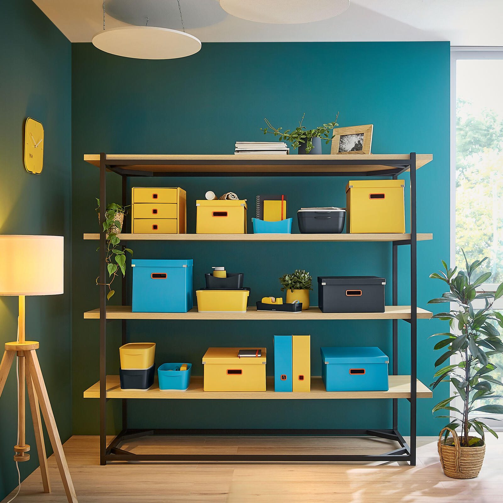 LEITZ Aufbewahrungsbox Click&Store 32,5 l - 32,0 x 36,0 x 31,0 cm gelb