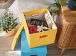 LEITZ Aufbewahrungsbox Click&Store 32,5 l - 32,0 x 36,0 x 31,0 cm blau