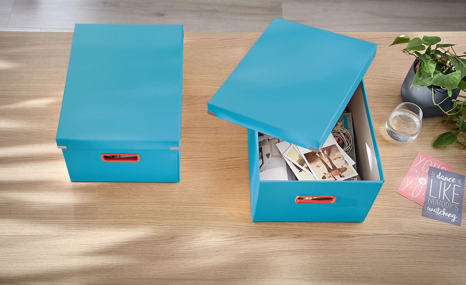 LEITZ Aufbewahrungsbox Click&Store 18,5 l - 28,1 x 37,0 x 20,0 cm blau
