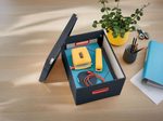 LEITZ Aufbewahrungsbox Click&Store 18,5 l - 28,1 x 37,0 x 20,0 cm grau