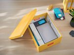 LEITZ Aufbewahrungsbox Click&Store 32,0 l - 36,9 x 48,2 x 20,0 cm gelb