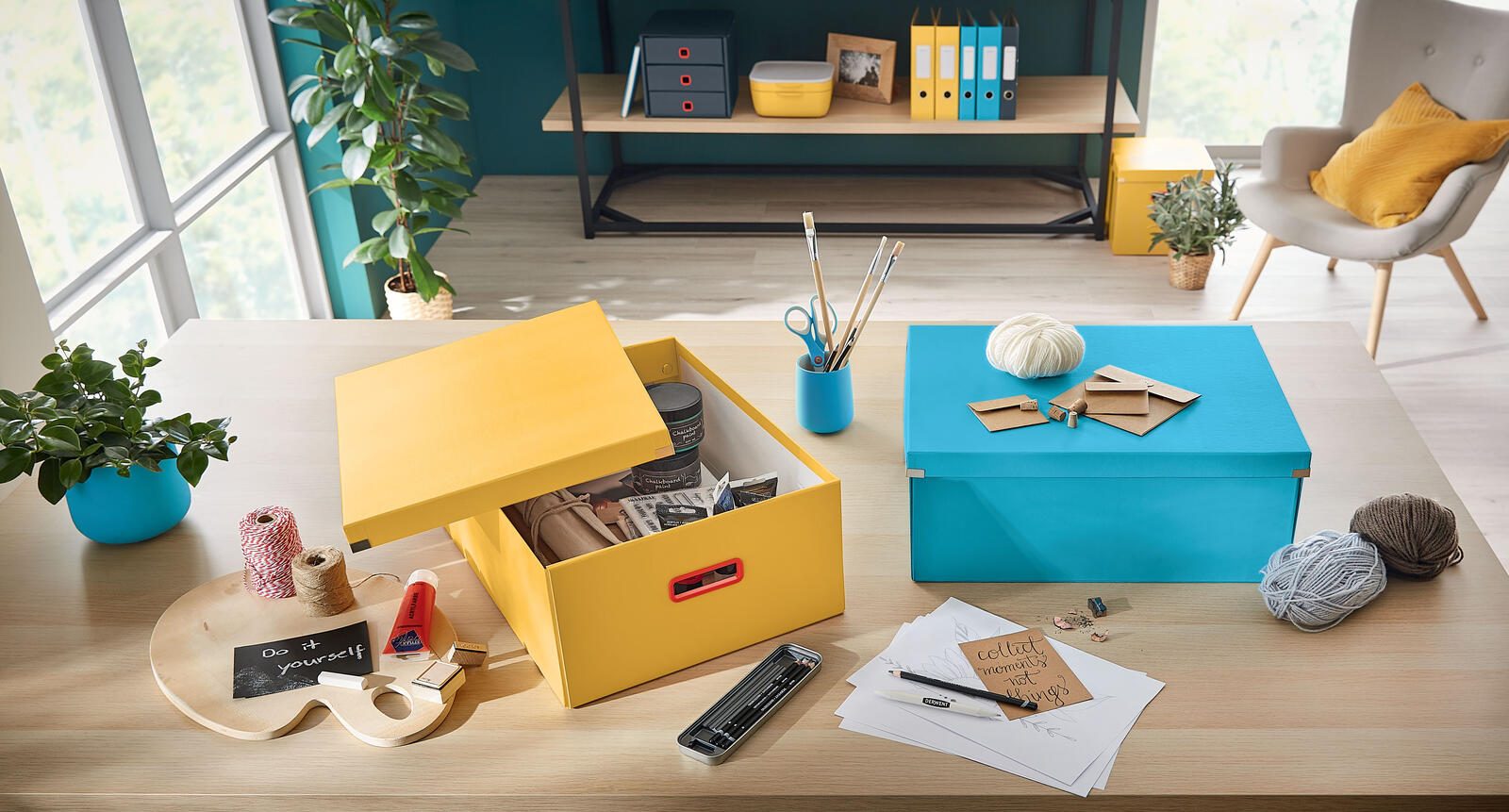 LEITZ Aufbewahrungsbox Click&Store 32,0 l - 36,9 x 48,2 x 20,0 cm gelb
