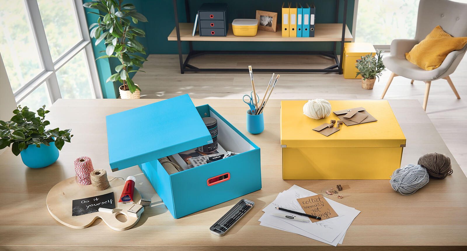 LEITZ Aufbewahrungsbox Click&Store 32,0 l - 36,9 x 48,2 x 20,0 cm blau