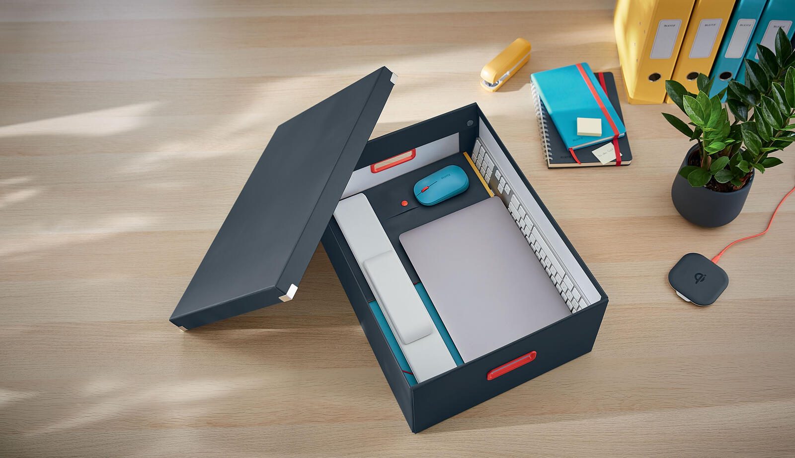 LEITZ Aufbewahrungsbox Click&Store 32,0 l - 36,9 x 48,2 x 20,0 cm grau