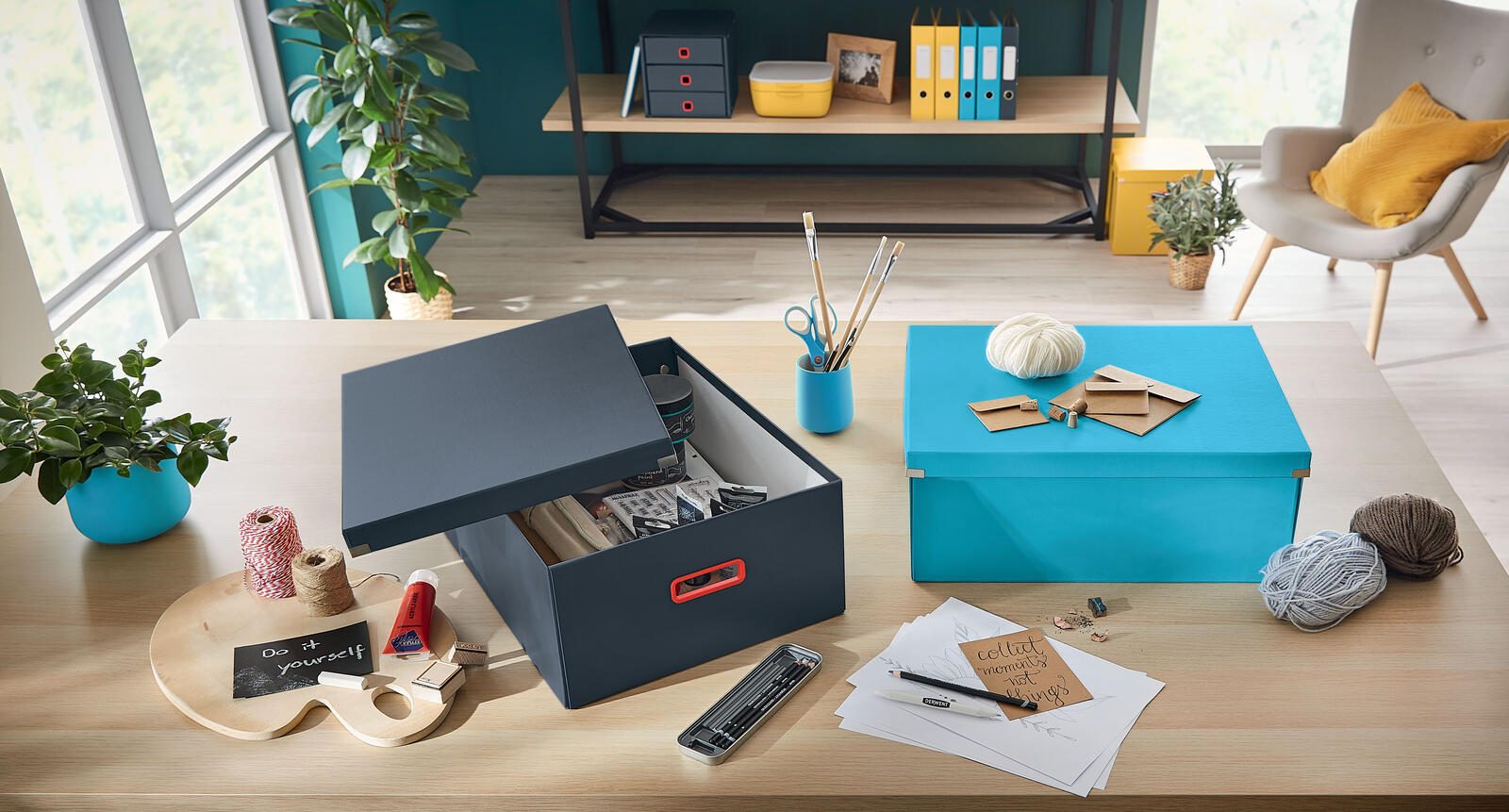 LEITZ Aufbewahrungsbox Click&Store 32,0 l - 36,9 x 48,2 x 20,0 cm grau