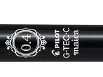 PILOT G-TEC-C maica Gelschreiber 0.25 mm, Schreibfarbe: Schwarz