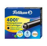 Pelikan Tintenpatronen für Füller brillant-schwarz