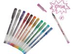 DONAU Glitzer Gelschreiber 1.0 mm, Schreibfarbe: Mehrfarbig