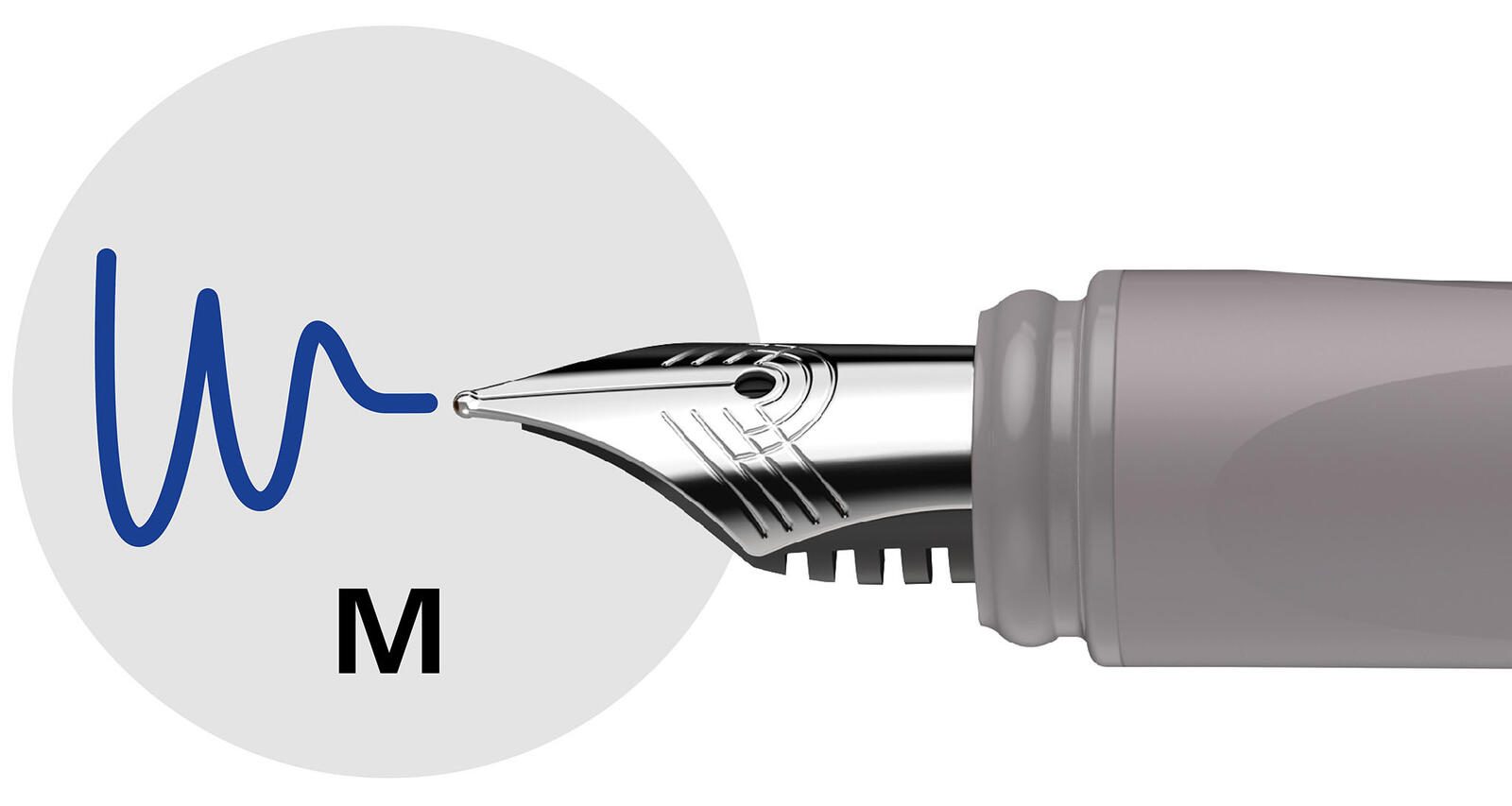 Schneider Patronenfüller Ceod Shiny grau