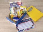 EBERHARD FABER Aufbewahrungsbox Schulstarter Box 22,0 x 31,0 x 10,0 cm blau, gelb
