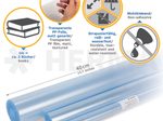 HERMA Bucheinbandfolie 40 cm x 1 m transparent
