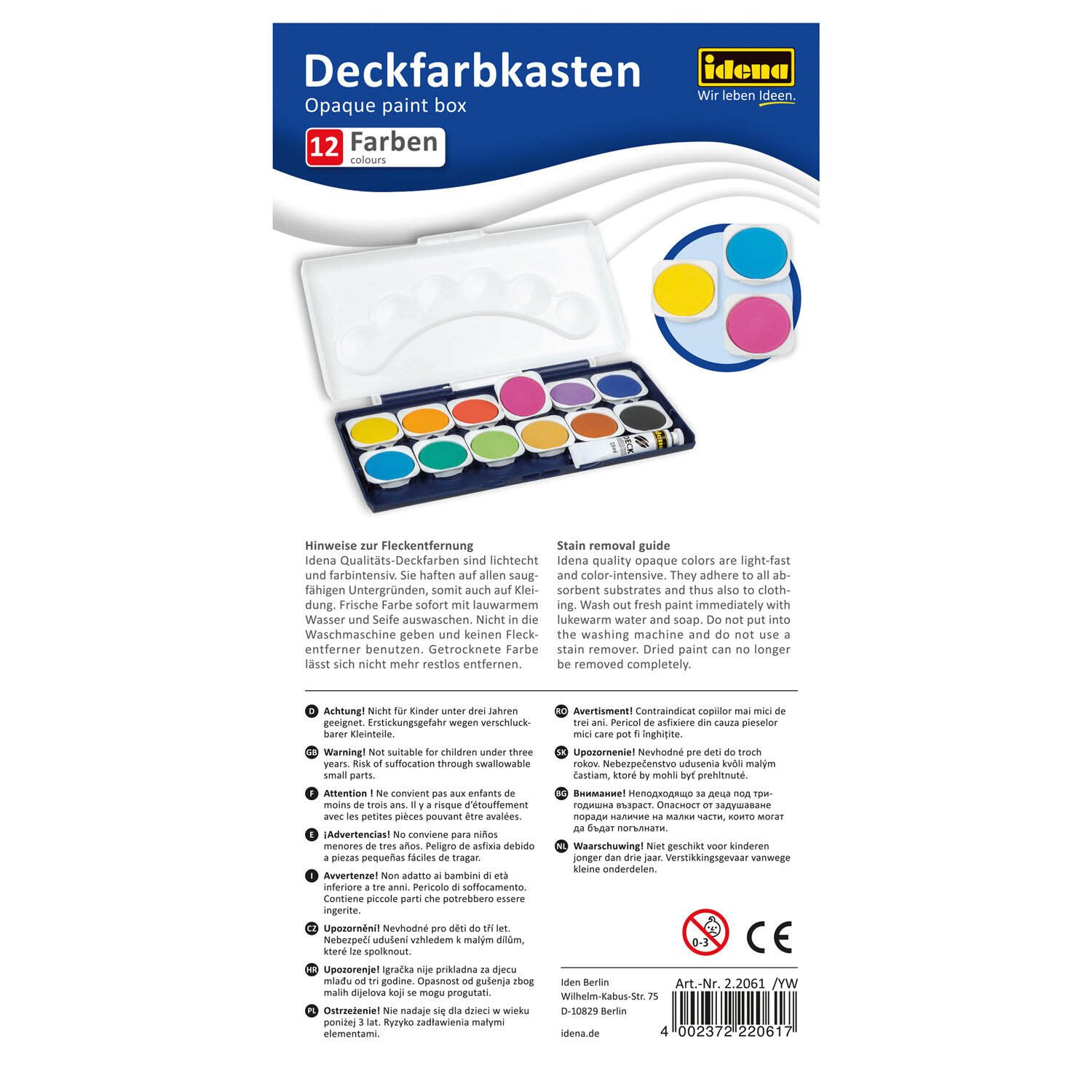 Idena Wassermalset 24-teilig