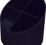 helit Stiftehalter 11,0 x 11,0 x 10,5 cm schwarz