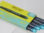 ONLINE® Tintenpatronen für Füller türkis-blau