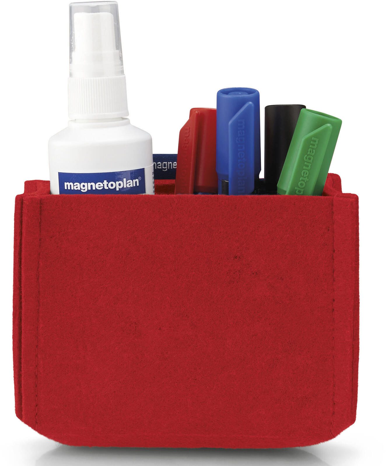 magnetoplan Stiftehalter 13,0 x 6,0 x 10,0 cm rot