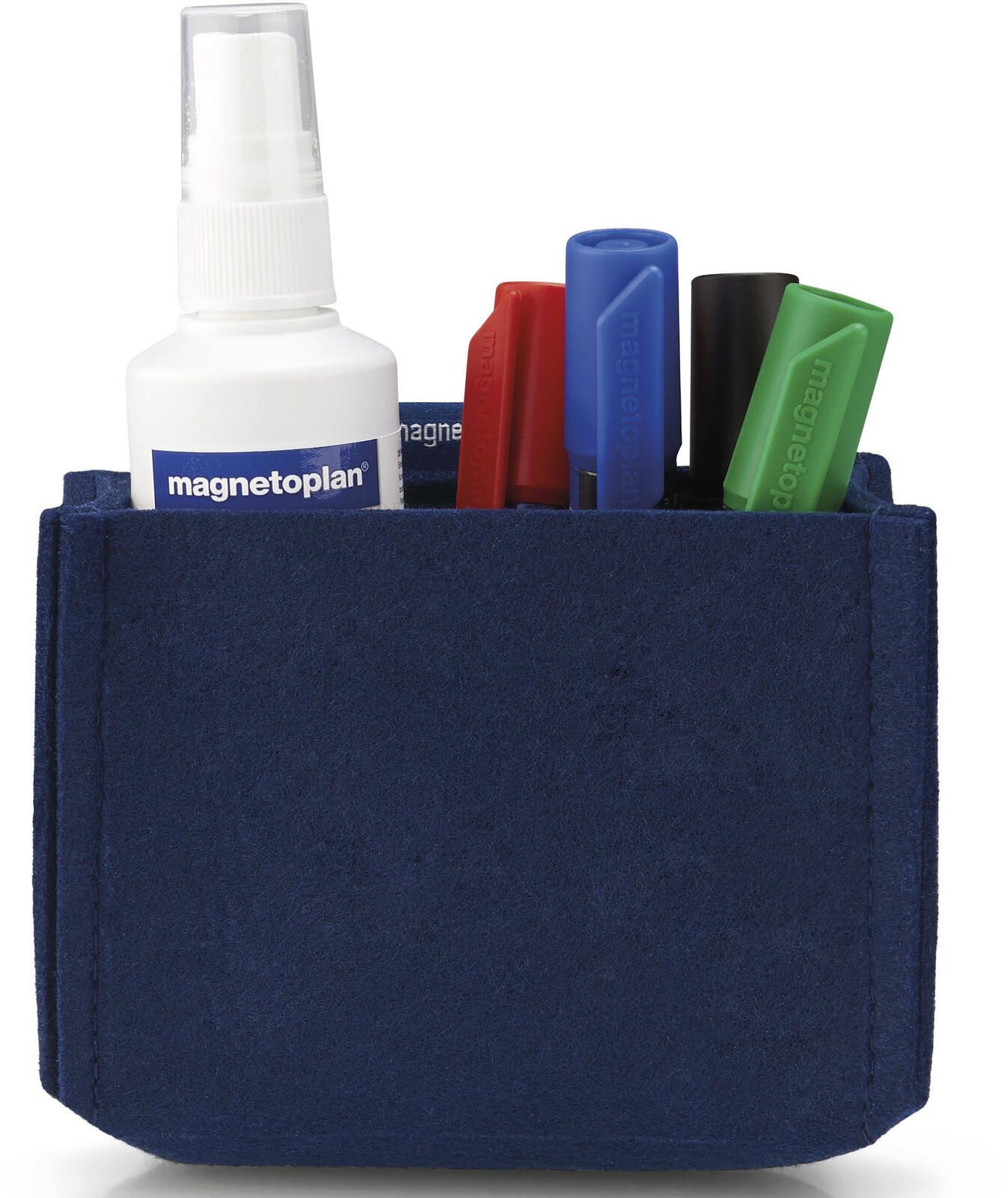 magnetoplan Stiftehalter 13,0 x 6,0 x 10,0 cm blau