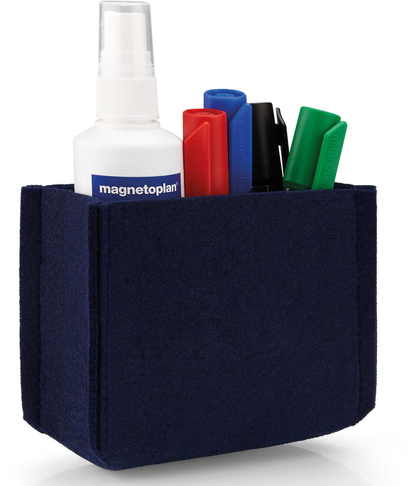 magnetoplan Stiftehalter 13,0 x 6,0 x 10,0 cm blau