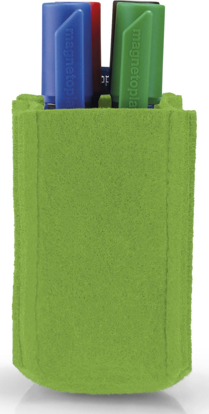 magnetoplan Stiftehalter 6,0 x 6,0 x 10,0 cm grün