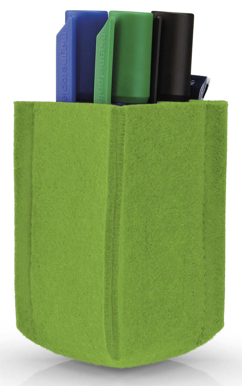 magnetoplan Stiftehalter 6,0 x 6,0 x 10,0 cm grün