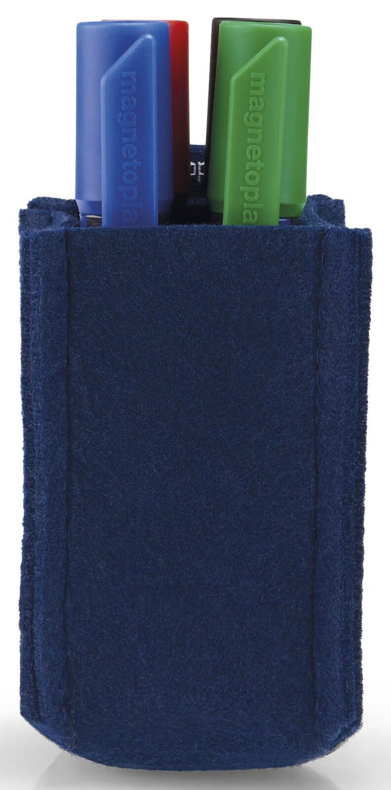 magnetoplan Stiftehalter 6,0 x 6,0 x 10,0 cm blau