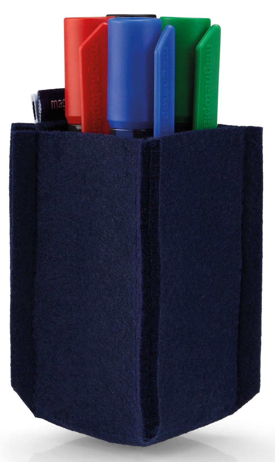 magnetoplan Stiftehalter 6,0 x 6,0 x 10,0 cm blau