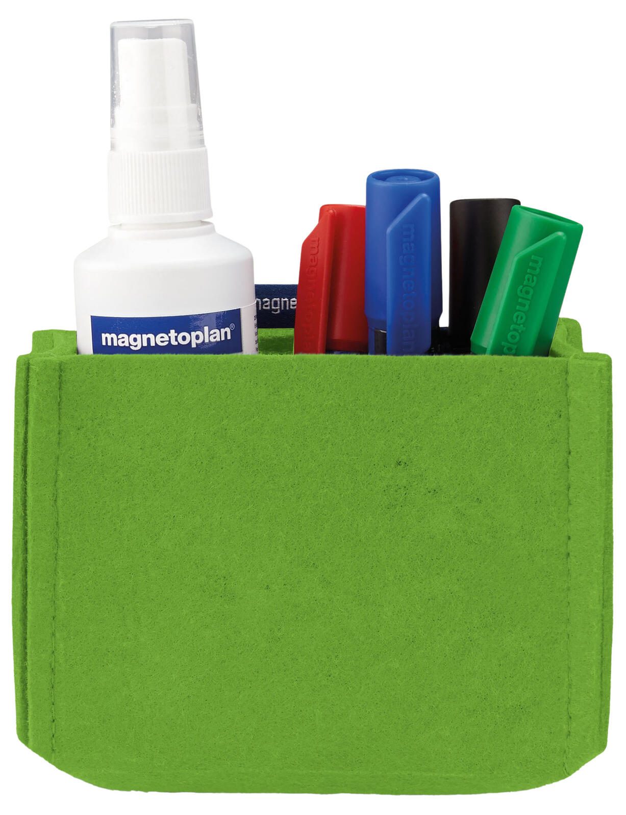 magnetoplan Stiftehalter 13,0 x 6,0 x 10,0 cm grün