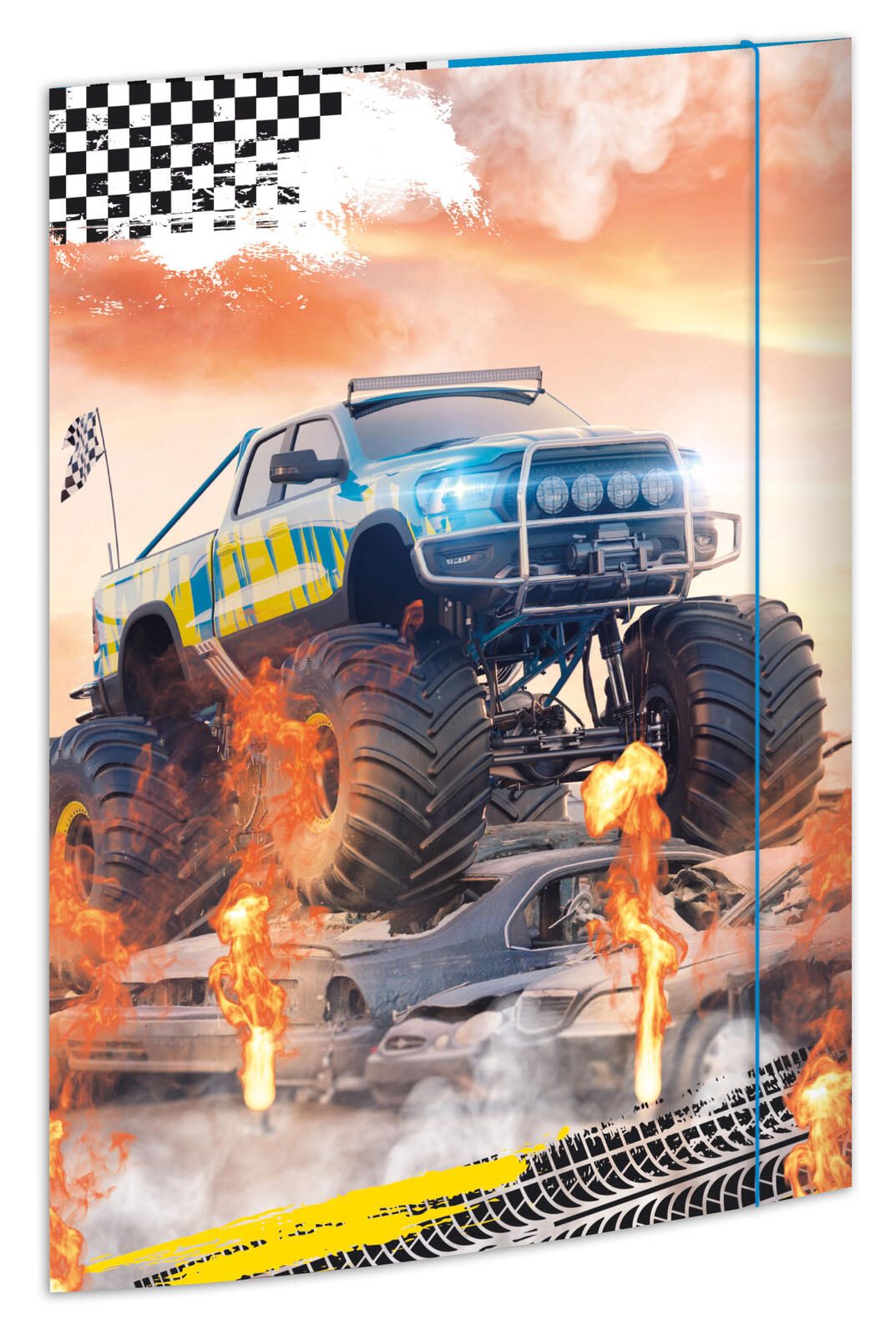 RNK-Verlag Zeichenmappe A3 Monster Trucks